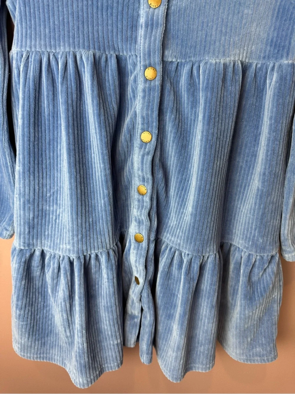 Bisby Blue Long Sleeve Dress - Kids Sz 10